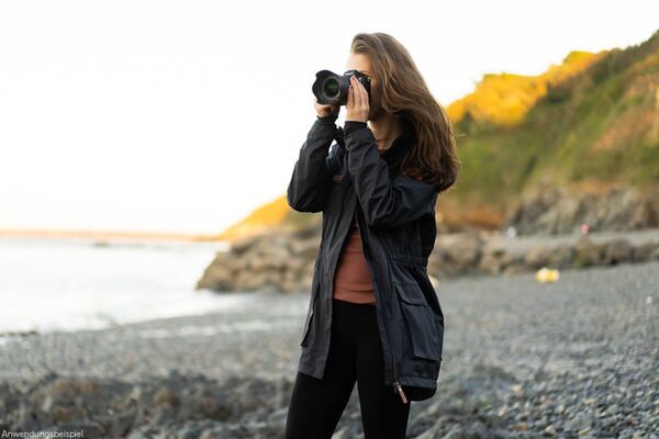 Haukland 7in1 Classic Jacke für Fotografinnen  saphir-schwarz L