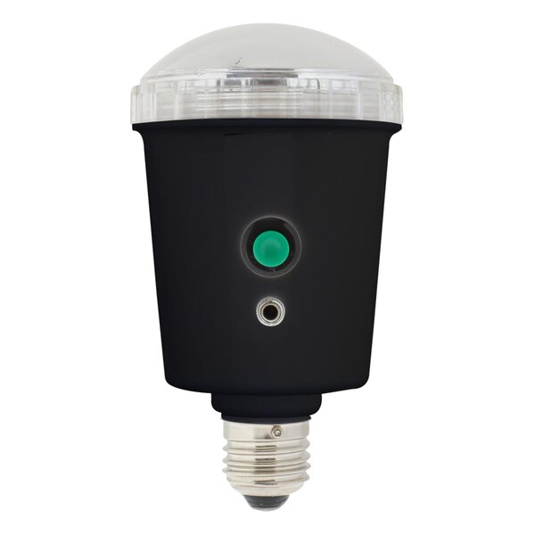 Helios F-32S Servo Blitzbirne schwarz, E27 