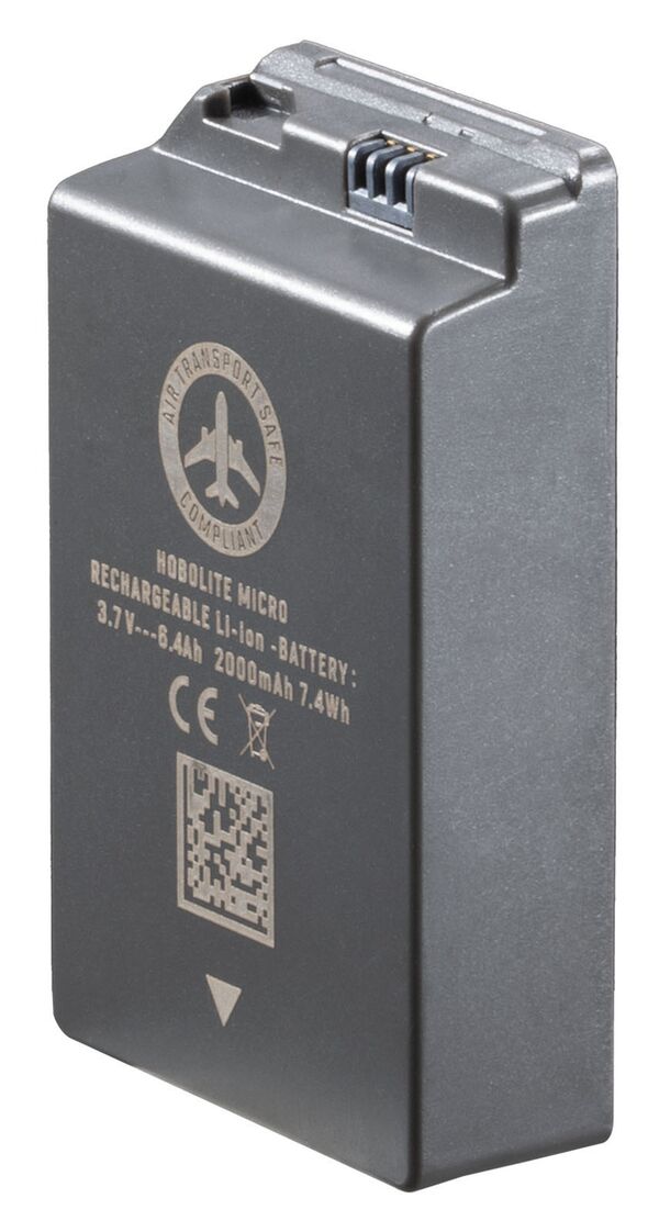 Hobolite Micro 3.7V 2000mAh 7.4Wh DC Akku 