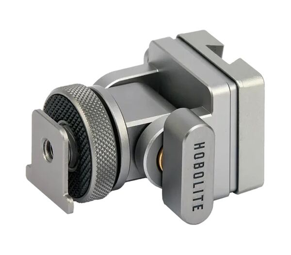 Hobolite V-Mount Kugelkopf mit Cold Shoe Adapter 