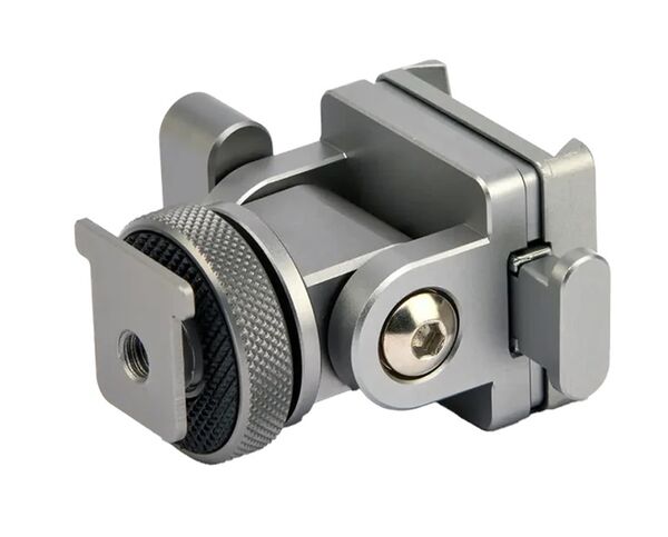 Hobolite V-Mount Kugelkopf mit Cold Shoe Adapter 