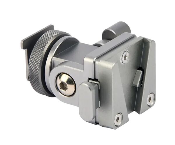 Hobolite V-Mount Kugelkopf mit Cold Shoe Adapter 