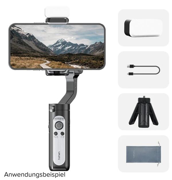 Hohem iSteady XE Black KIT (inklusive Magnetic Fill Light) 