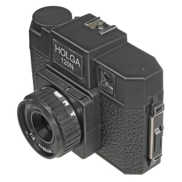 Holga 120N black, opt.glas lens Rollfilm-Kamera 