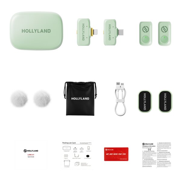 Hollyland Lark A1  Combo Mint Green