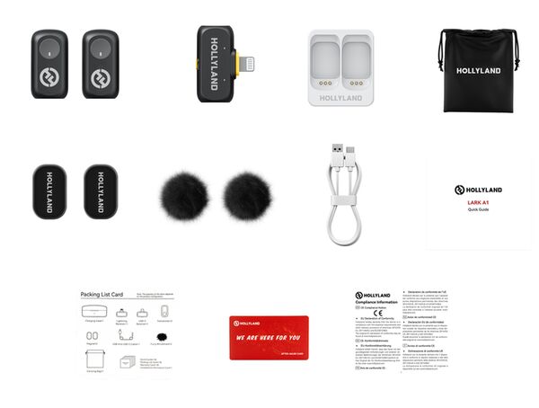 Hollyland Lark A1  Mini Duo Lightning Space Gray