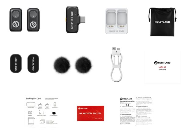 Hollyland Lark A1  Mini Duo USB-C Space Gray