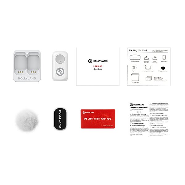 Hollyland LARK A1 Transmitter  Ivory White