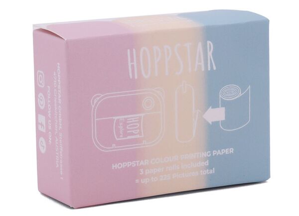Hoppstar Papierrollen 3er Nachfüllpack  Pastelltöne