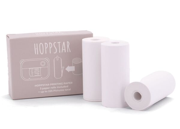 Hoppstar Papierrollen 3er Nachfüllpack  weiß