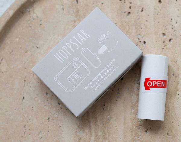 Hoppstar Papierrollen 3er Nachfüllpack  weiß