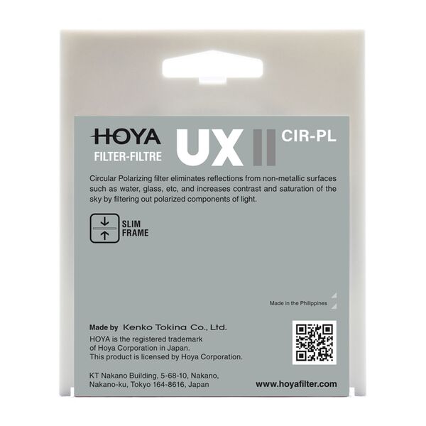 Hoya Cirkular UX Pol II  62mm