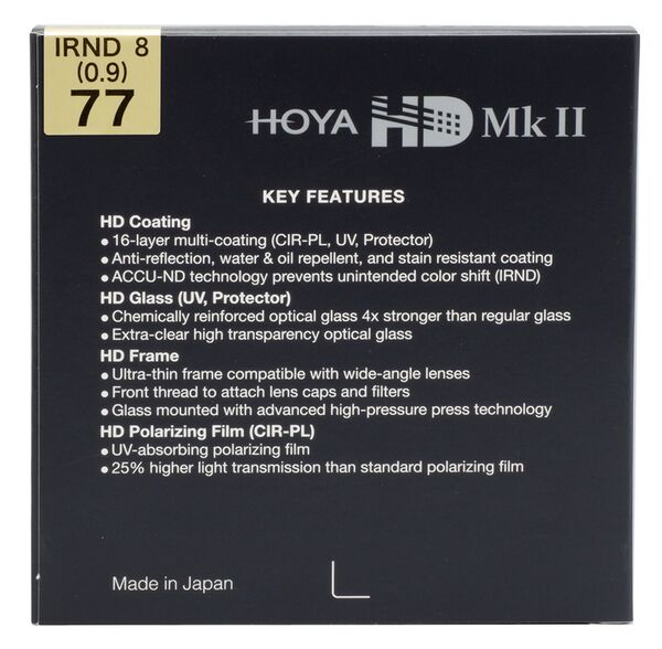Hoya HD MkII IRND8 (0.9)  52mm