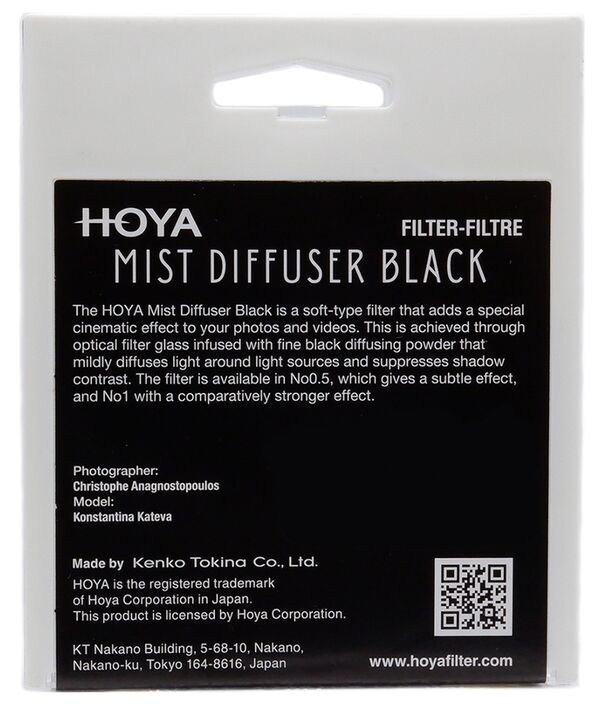 Hoya Mist Diffuser BK No 1  62mm