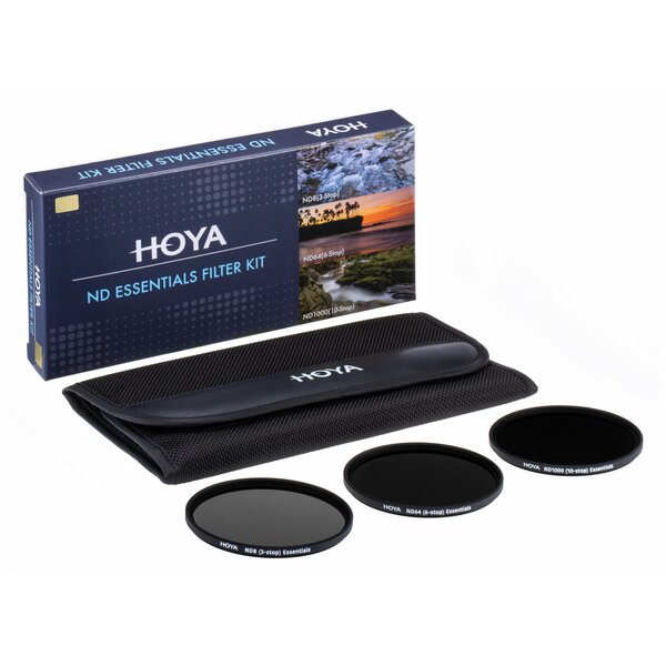 Hoya ND Essentials Filter Kit 8/64/1000  58mm