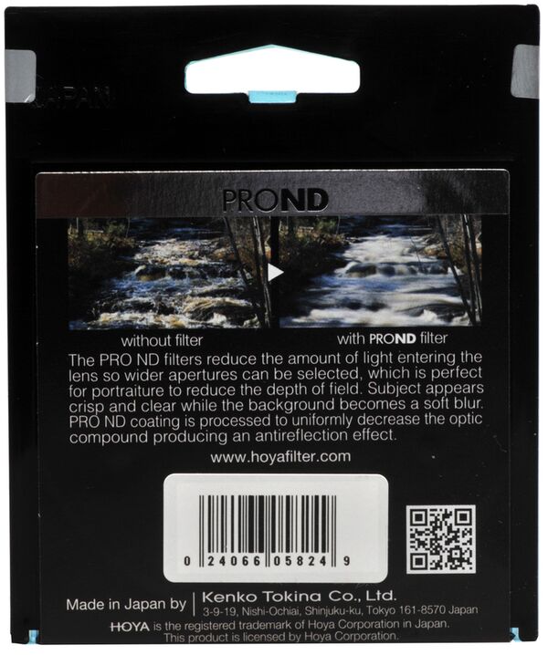 Hoya ND4, PRO  72mm