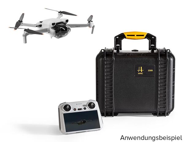 HPRC READY 2300 Schutzkoffer für DJI MINI 3 Pro / DJI MINI 3 mit RC Smart oder RC-N1 Controller 