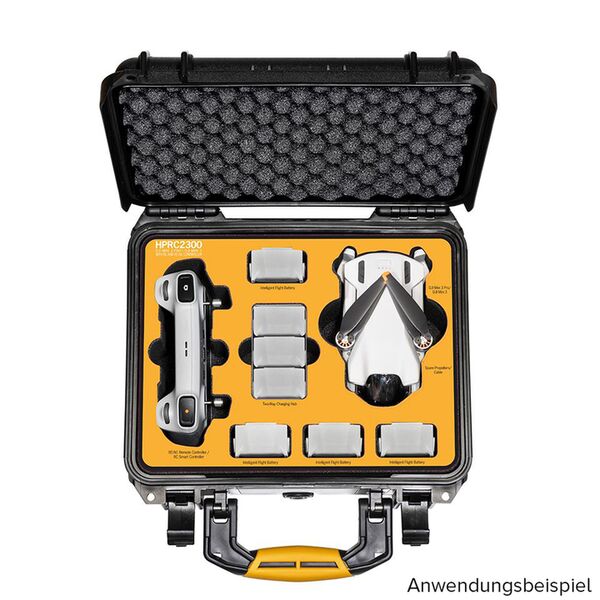 HPRC READY 2300 Schutzkoffer für DJI MINI 3 Pro / DJI MINI 3 mit RC Smart oder RC-N1 Controller 