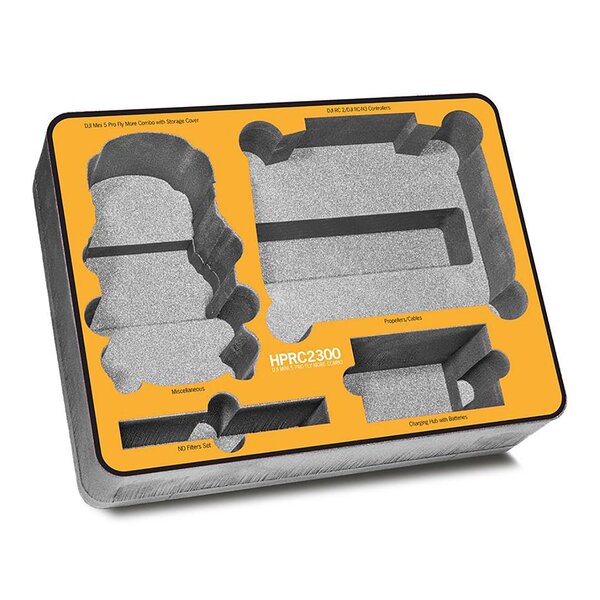 HPRC READY Schaumstoffeinlage-Set für DJI Mini 5 Pro Fly More Combo  HPRC2300 