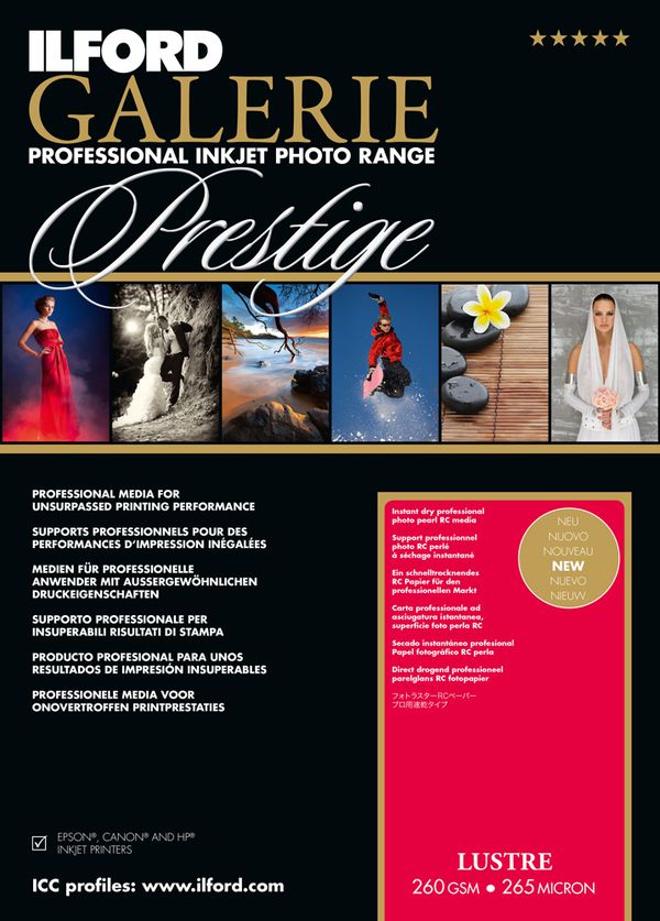 Ilford Druckerpapier GALERIE Prestige Lustre  A3 25 Blatt