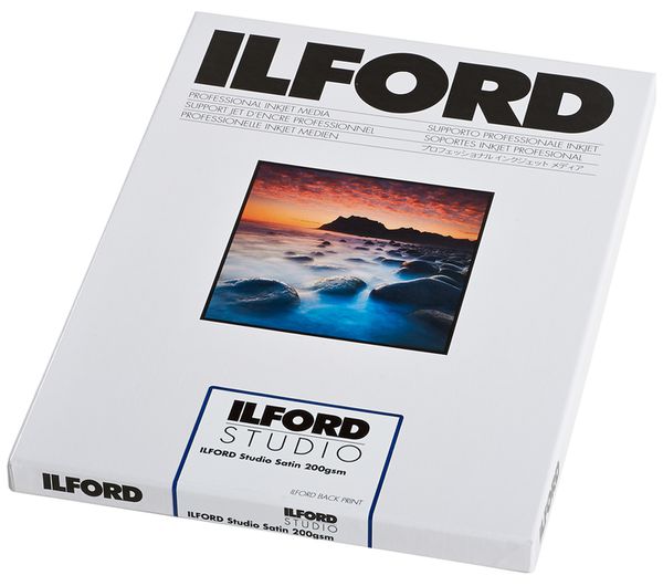 Ilford Druckerpapier STUDIO Satin 200gsm  12,7 x 17,8 cm 100 Blatt