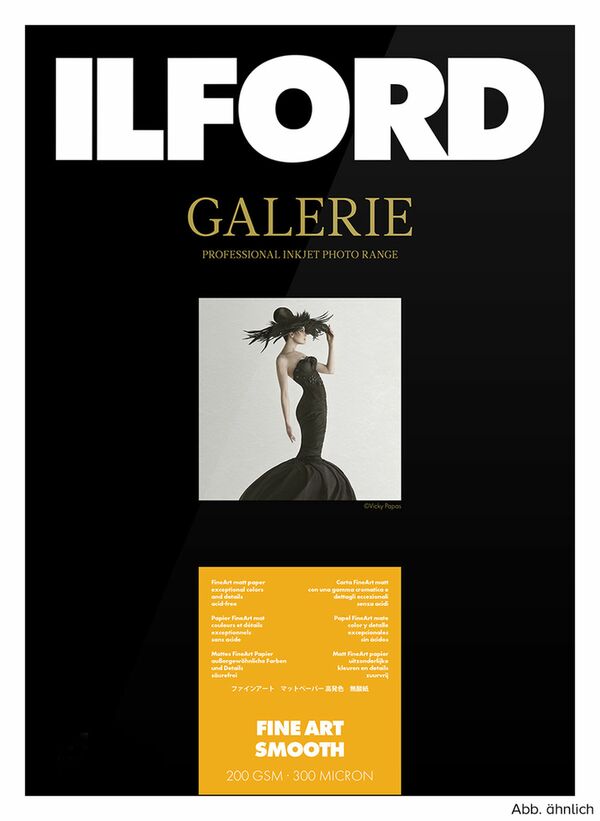 Ilford Galerie Prestige FineArt Smooth 200g/ qm 50 Blatt  13x18 cm