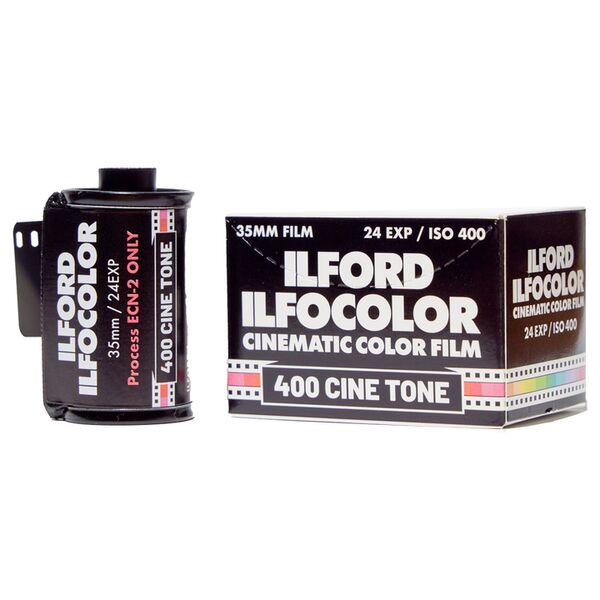Ilford Ilfocolor 400 Cine Tone 35mm 24 exposures / ECN2 Cinefilm 