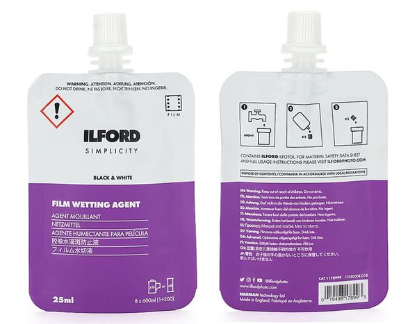 Ilford Simplicity Starter Kit Fotochemie zur SW-Filmentwicklung (2xKB oder 1xRF) 