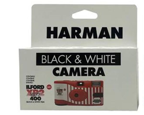 Ilford XP2 Einwegkamera mit Blitz 400 ASA / 27 Aufnahmen black & white 