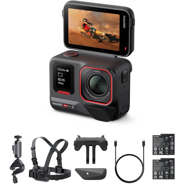 Insta360 Ace Pro 2 Bike-Bundle  Dual Battery Bundle
