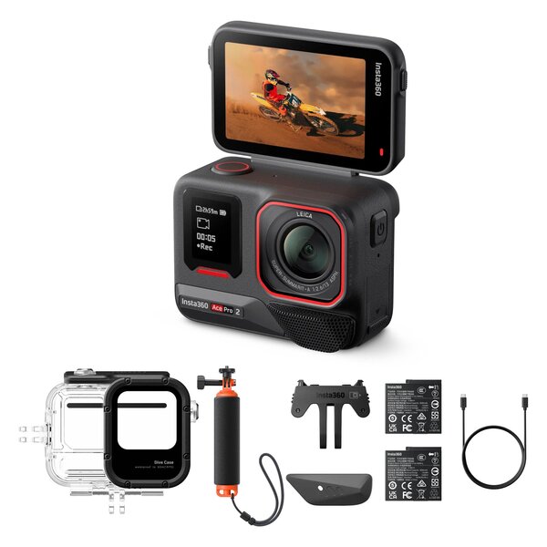 Insta360 Ace Pro 2  Dive Bundle Nachtschwarz