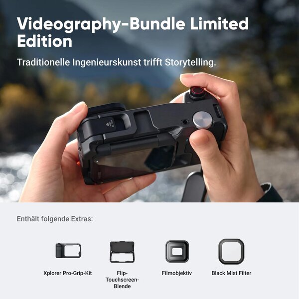 Insta360 Ace Pro 2  Videography Bundle Limited Edition Nachtschwarz