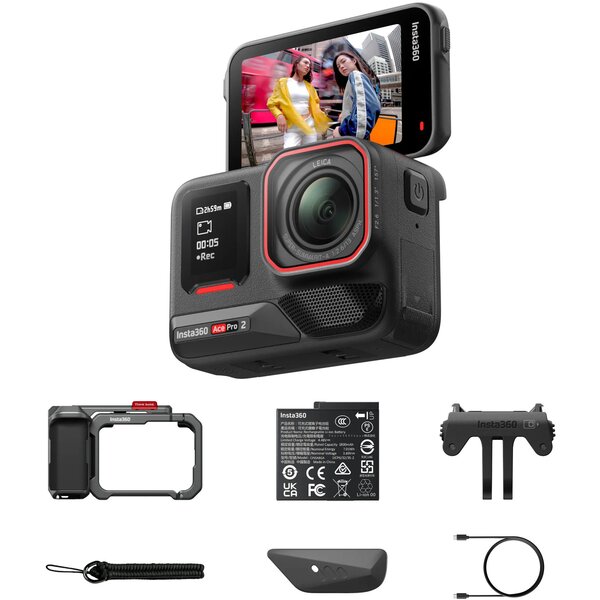Insta360 Ace Pro 2  Xplorer-Bundle Standard Nachtschwarz