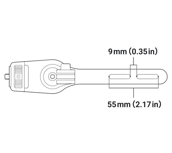 Insta360 Fahrradcomputer-Halterung  integriert