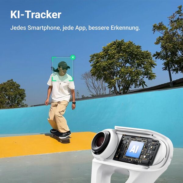 Insta360 Flow 2 Pro KI-Tracker-Bundle  Schneeweiß