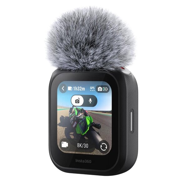 Insta360 GPS Preview Remote with Built-In Mic 