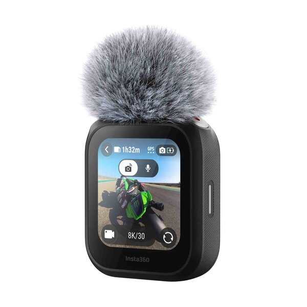 Insta360 GPS-Vorschau-Fernsteuerung mit integriertem Mikrofon 
