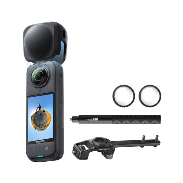 Insta360 X4 Rennrad-Bundle (Integriert) - ohne Speicherkarte 