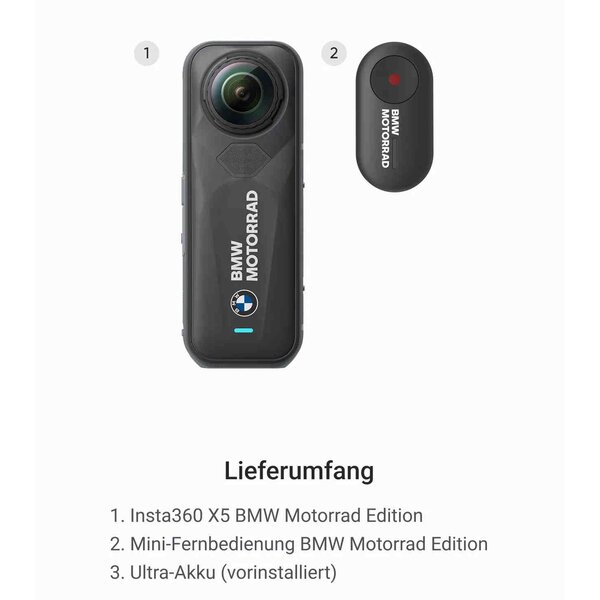 Insta360 X5  BMW Motorrad Edition
