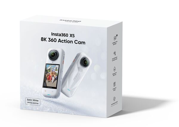 Insta360 X5 Limited Edition  satinweiß