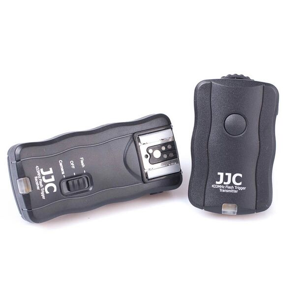 JJC 30m Funk-Auslöser für Kamera und Blitz - inkl. 1 Empfänger 