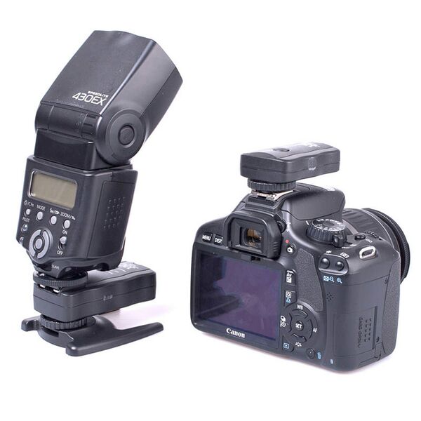 JJC 30m Funk-Auslöser für Kamera und Blitz - inkl. 1 Empfänger 