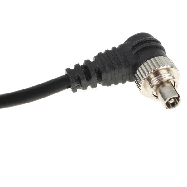 JJC Blitz-Synchronkabel für PC-Sync an 3,5-mm-Klinke - inkl. 6,35-mm-Adapter - Länge 60 cm 