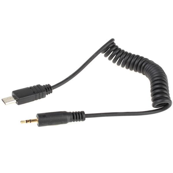 JJC Cable-F2 Auslöser-Anschlusskabel 2,5 mm Klinke auf Sony Multi Terminal-Anschluss (RM-VPR1) - für JJC-Fernauslöser, Triggertrap, Miops, Commlite 