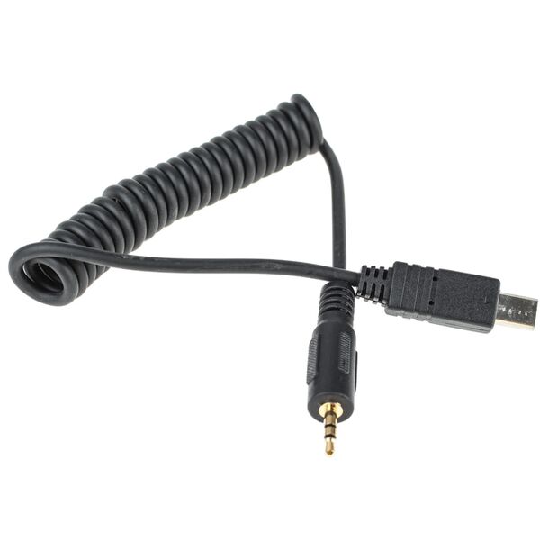 JJC Cable-F2 Auslöser-Anschlusskabel 2,5 mm Klinke auf Sony Multi Terminal-Anschluss (RM-VPR1) - für JJC-Fernauslöser, Triggertrap, Miops, Commlite 