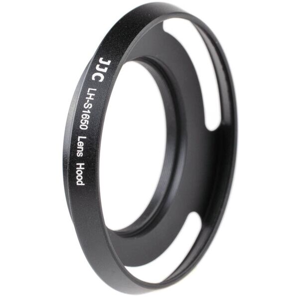 JJC Gegenlichtblende Alu Weitwinkel - z.B. für Sony E PZ 16-50mm (Schwarz)  40,5mm