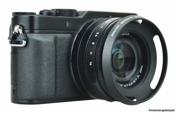 JJC Gegenlichtblende für Panasonic Lumix DMC-LX100 und Leica D-LUX 