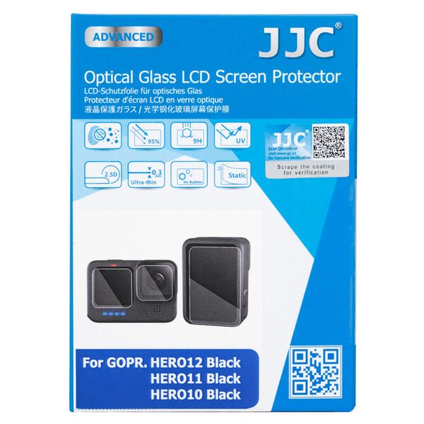 JJC GSP-GPH12 Optischer Glasschutz GoPro HERO12, HERO11, HERO10 