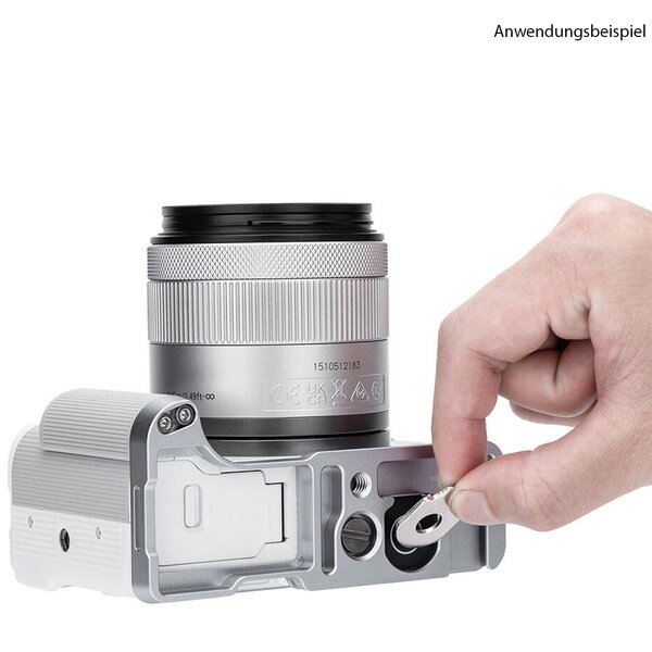 JJC HG R50V Camera Hand Grip for Canon EOS R50 V  silber