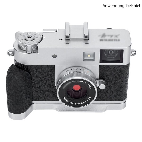 JJC HG XHALF Camera Hand Grip Fuji X Half  silber